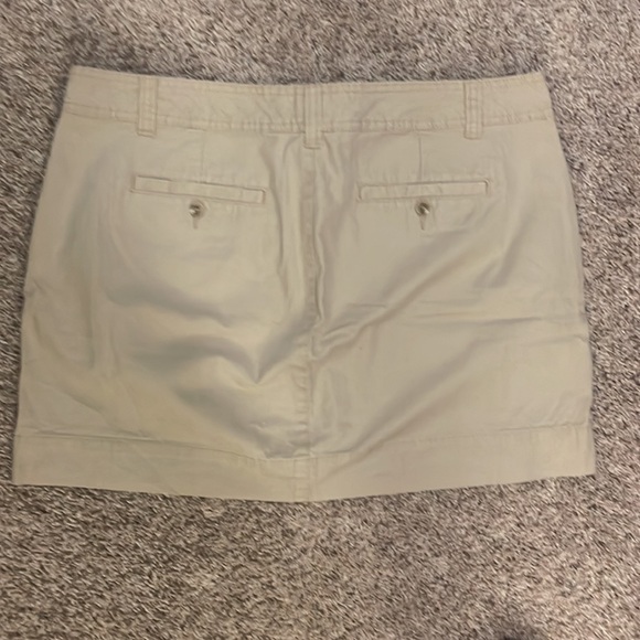 Vintage Gap Khaki Mini Skirt Sz 16 - Picture 3 of 3
